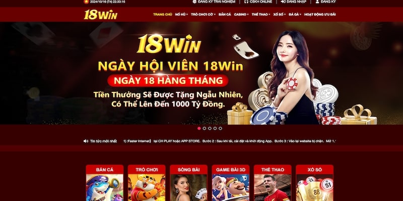 Đăng Ký 18WIN - Chỉ 3 Bước Có Ngay Tài Khoản Đăng Ký 18WIN - Chỉ 3 Bước Có Ngay Tài Khoản